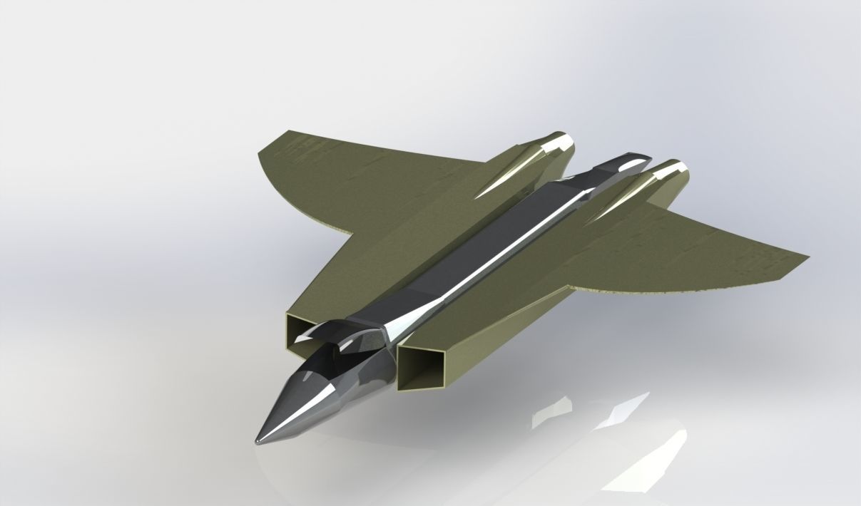 Model airplane design trying 3D model_8