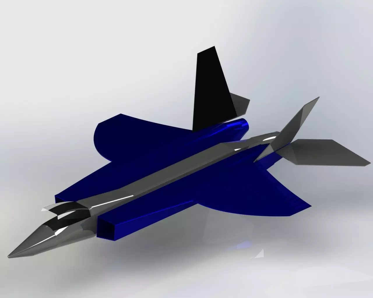 Model airplane design trying 3D model_0