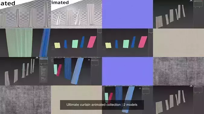 Ultimate curtain animated collection 