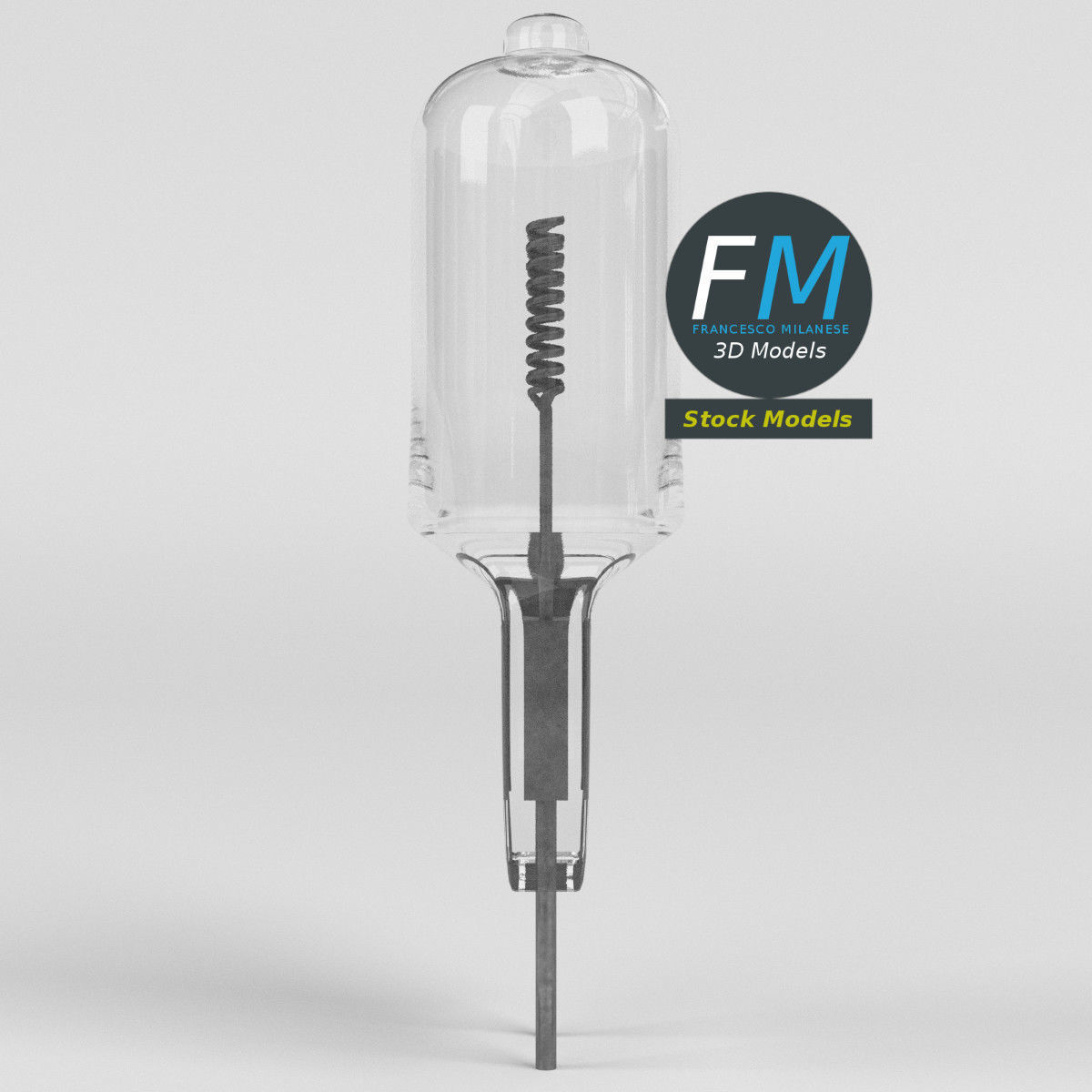 Halogen lamp 3D model_4