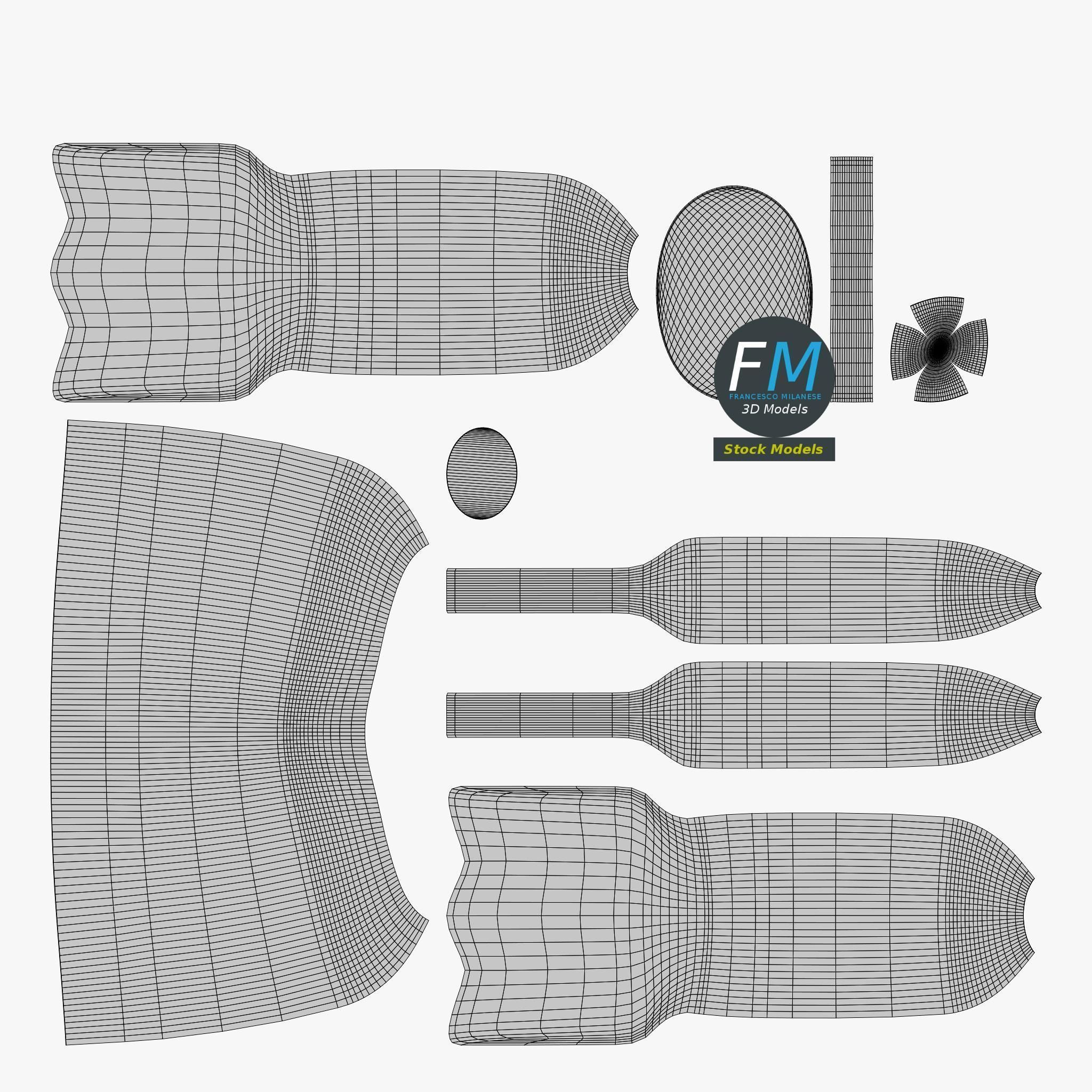 Halogen lamp 3D model_11