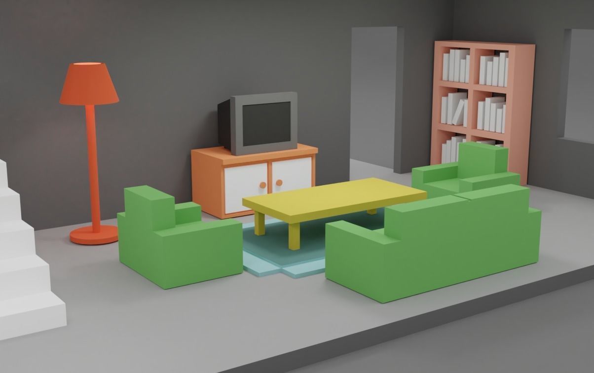 Doll House Game Assets 3D print model_2