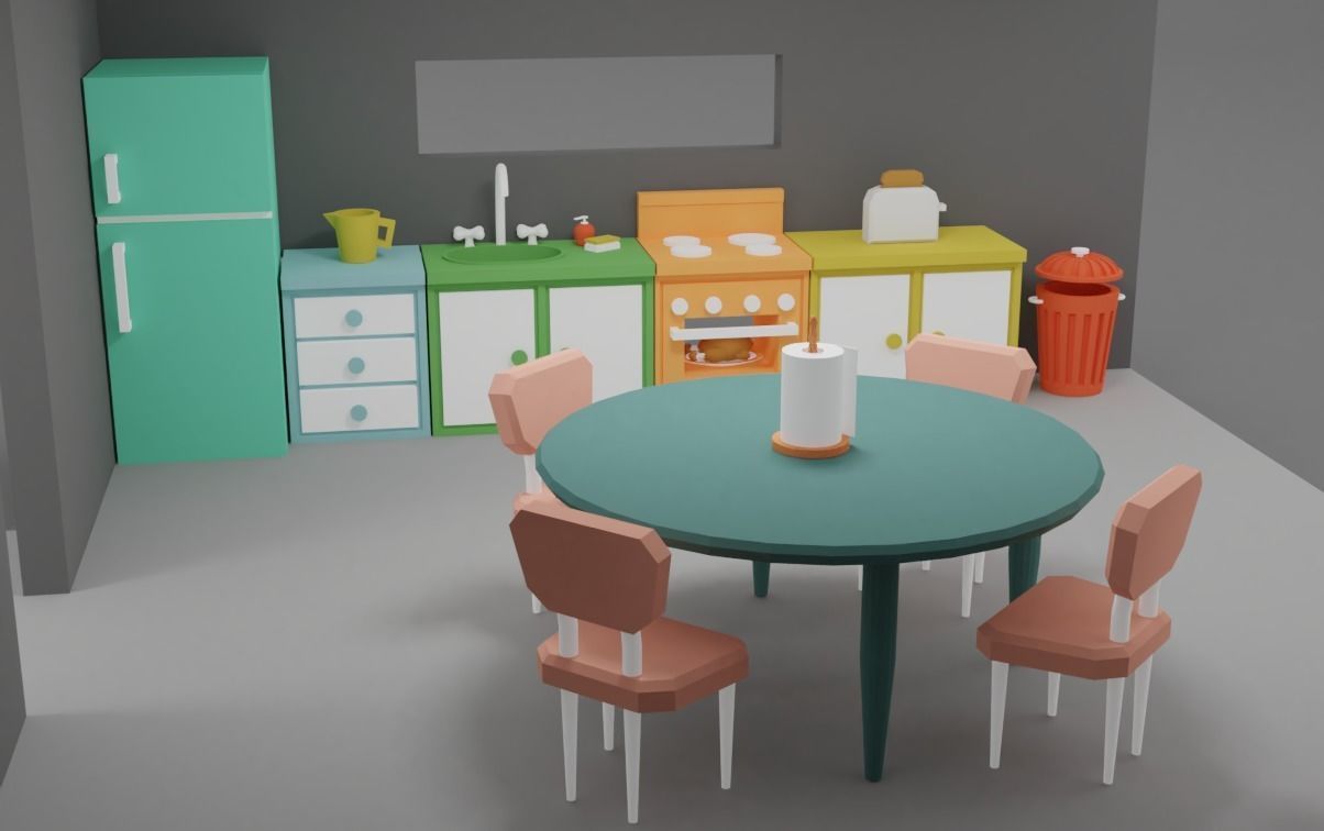 Doll House Game Assets 3D print model_4