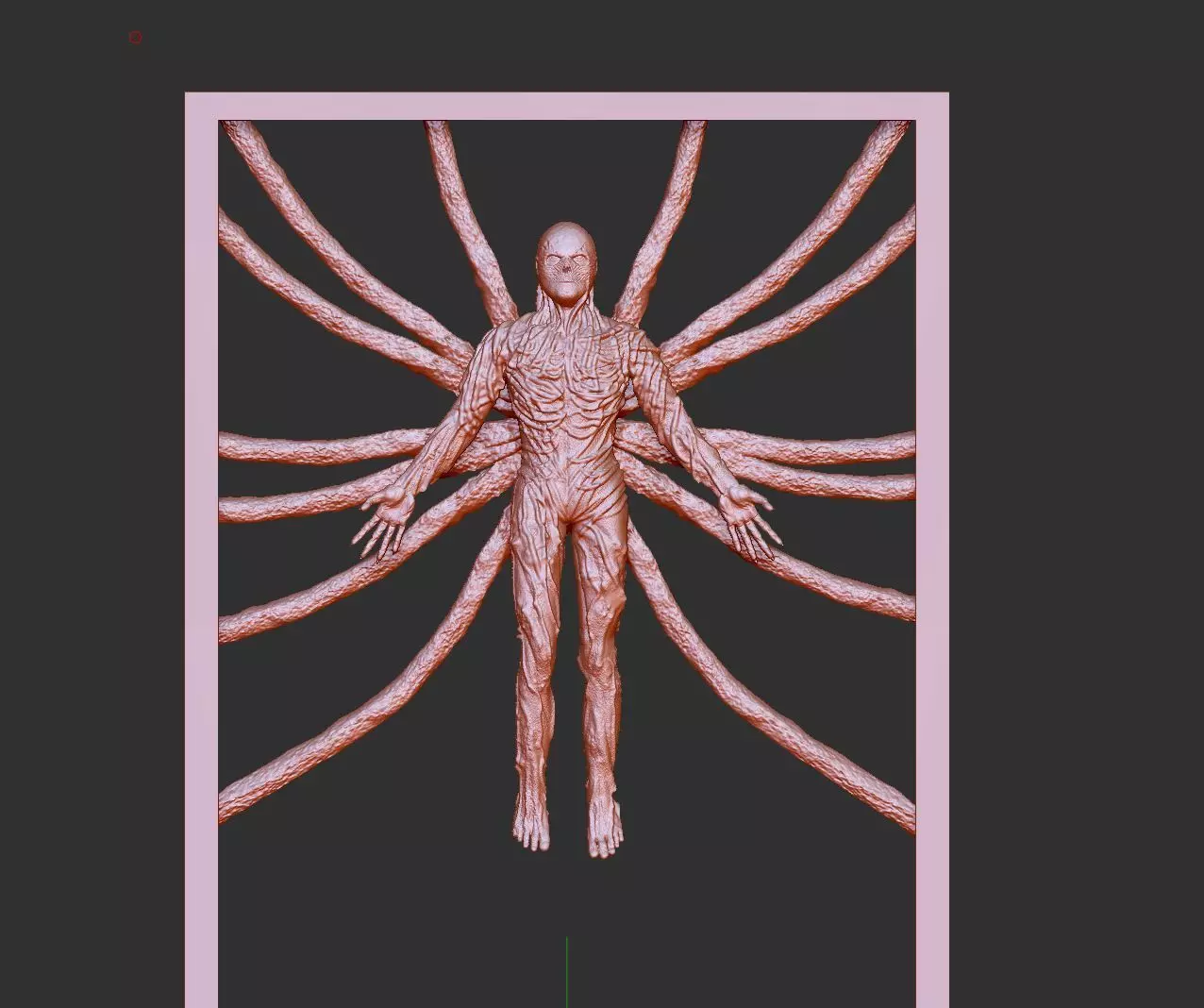 vecna man in shape of spider 3D print model_0