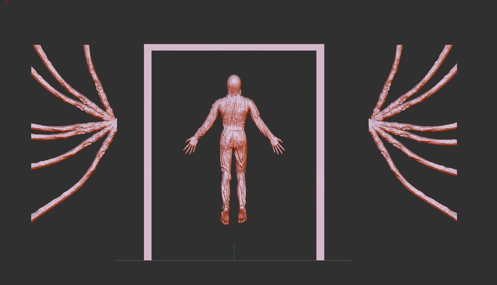 vecna man in shape of spider 3D print model_3