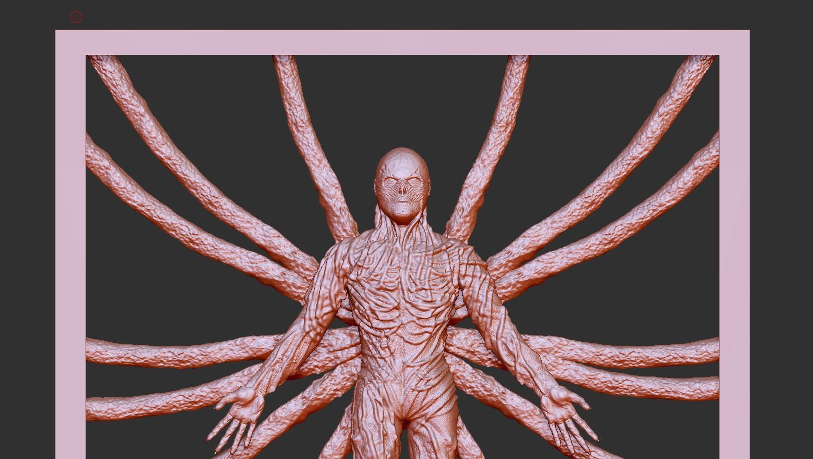 vecna man in shape of spider 3D print model_1