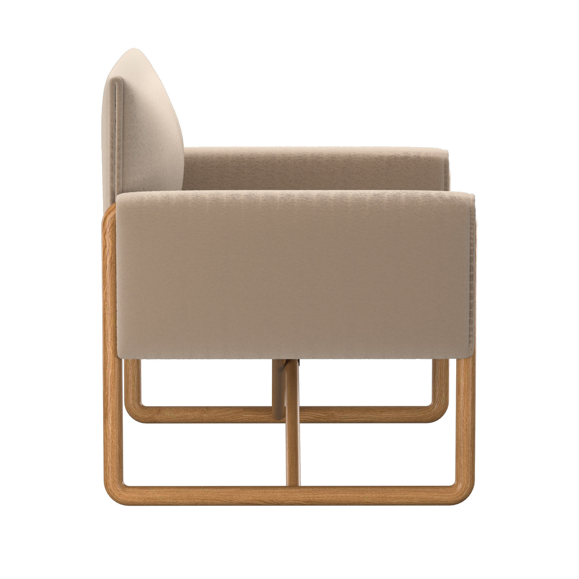 Portofino Outdoor Chair 3D model_6