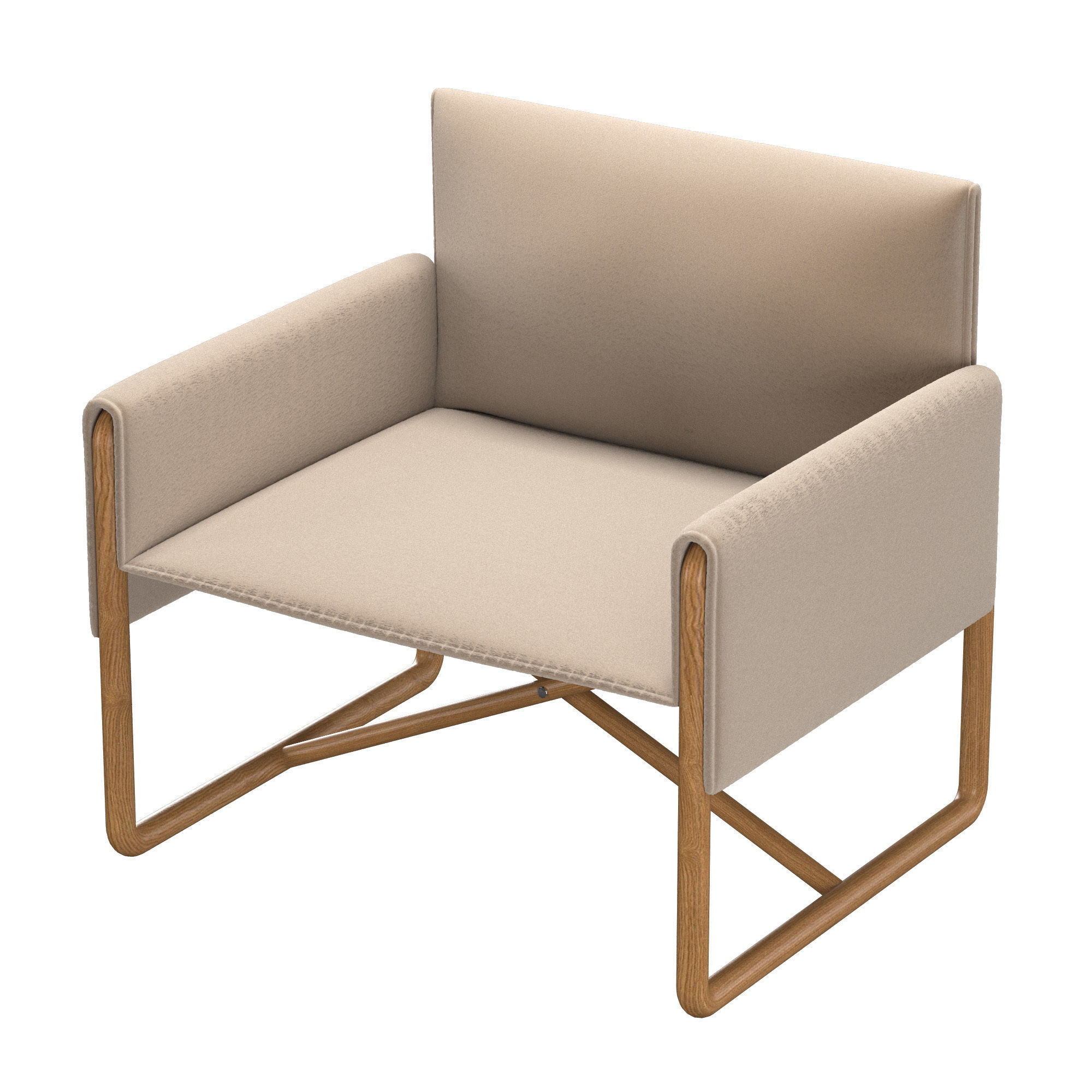 Portofino Outdoor Chair 3D model_4