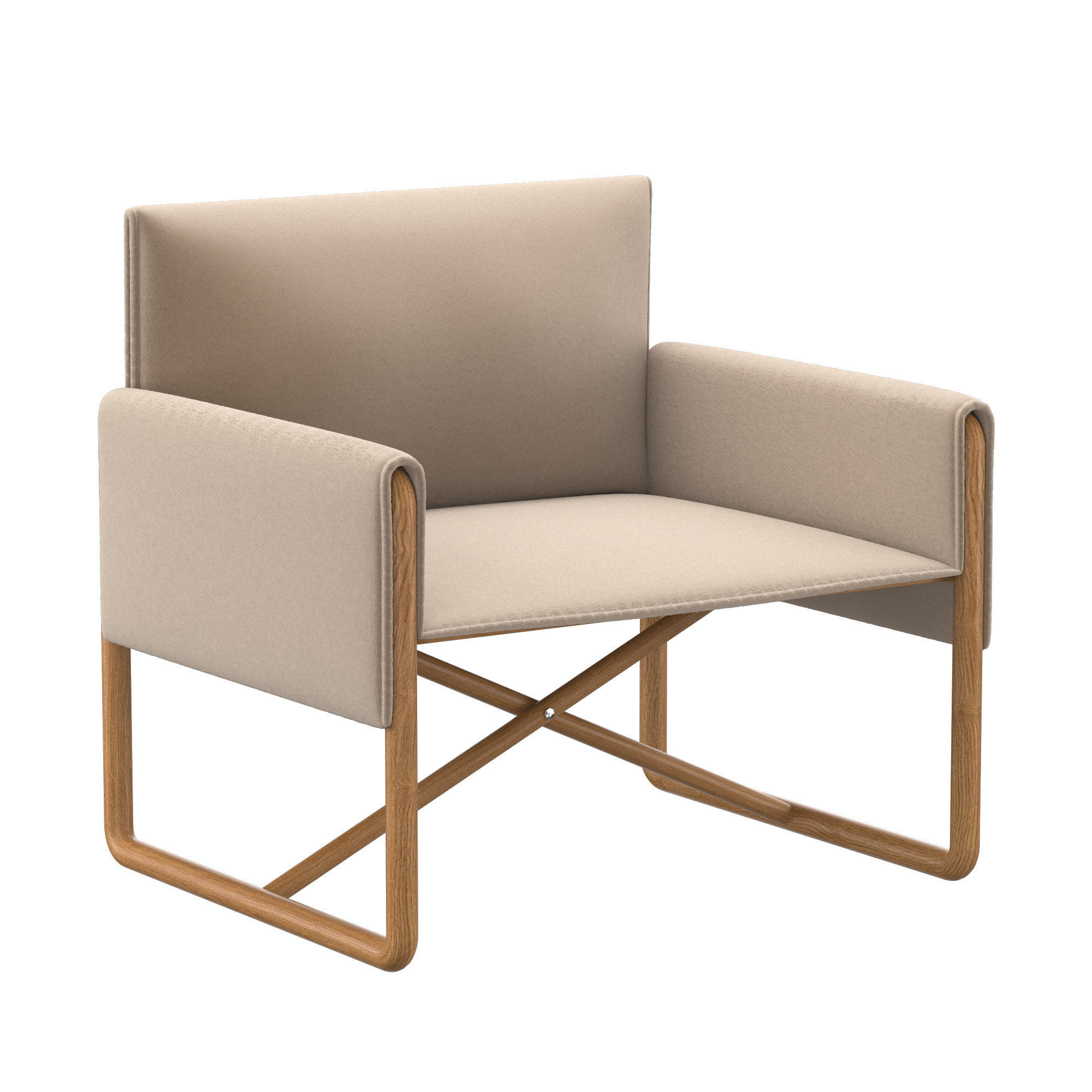 Portofino Outdoor Chair 3D model_3