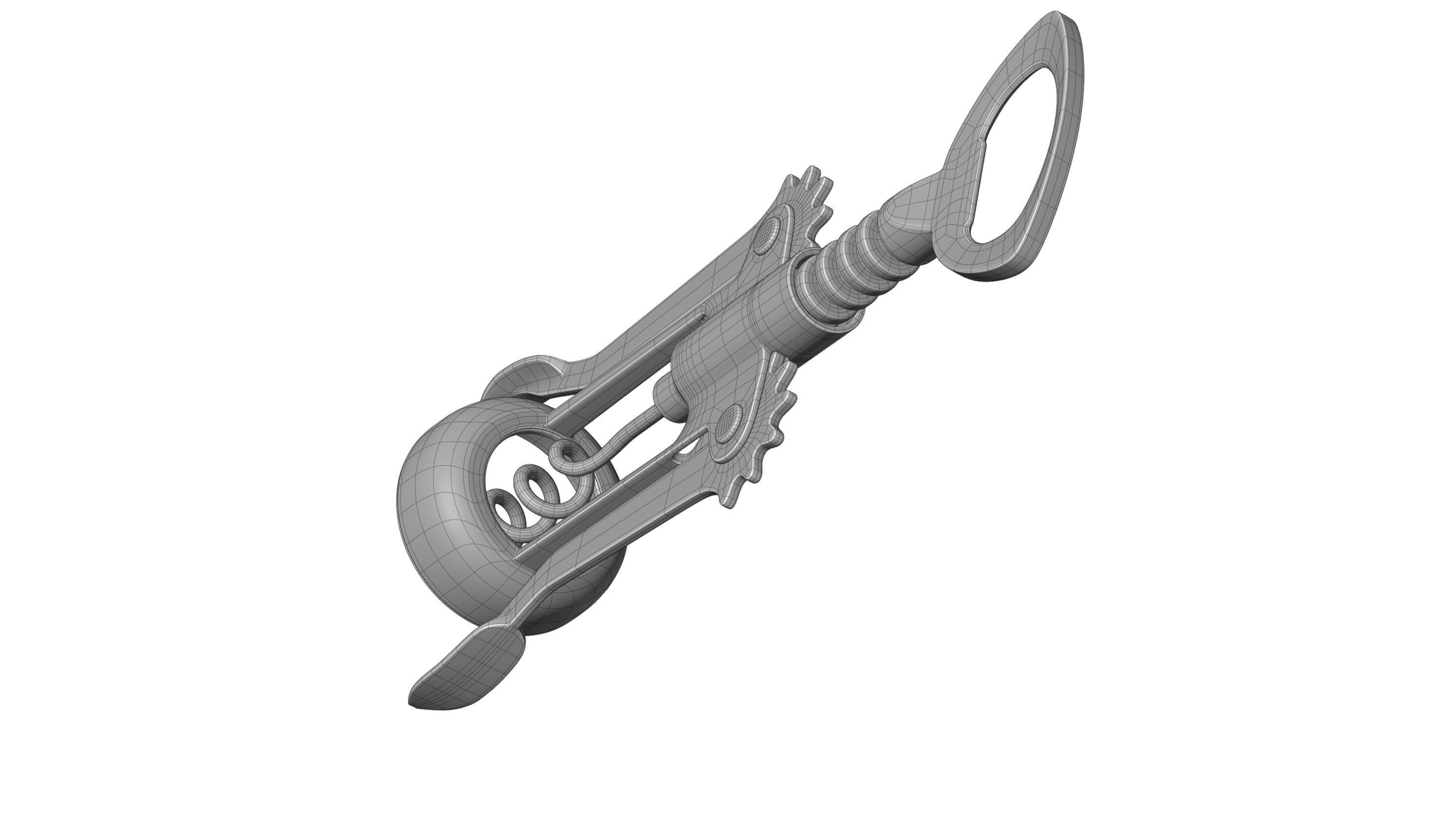 Corkscrew 3D model_10