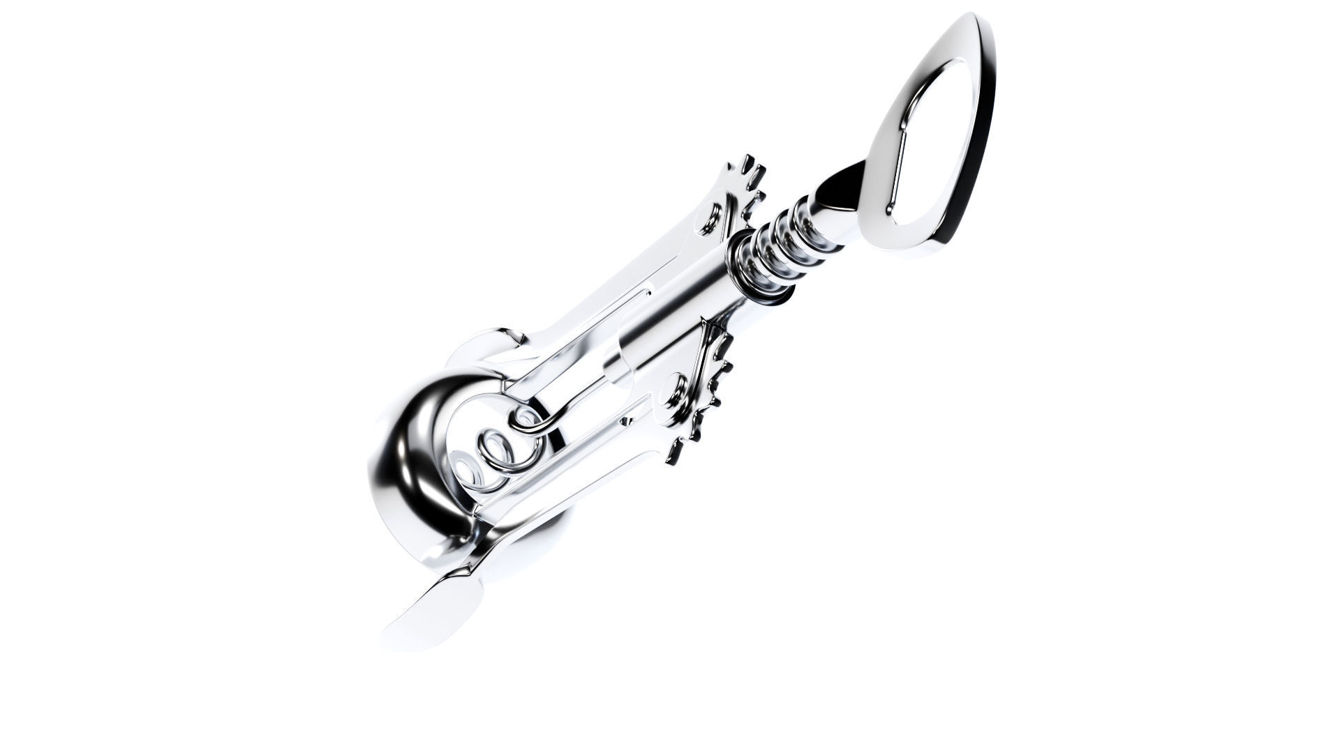 Corkscrew 3D model_2