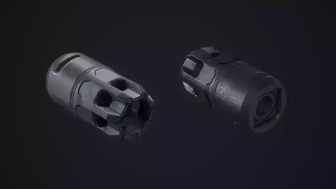 Strike Industries Oppressor Blast Shield Low-poly 3D model