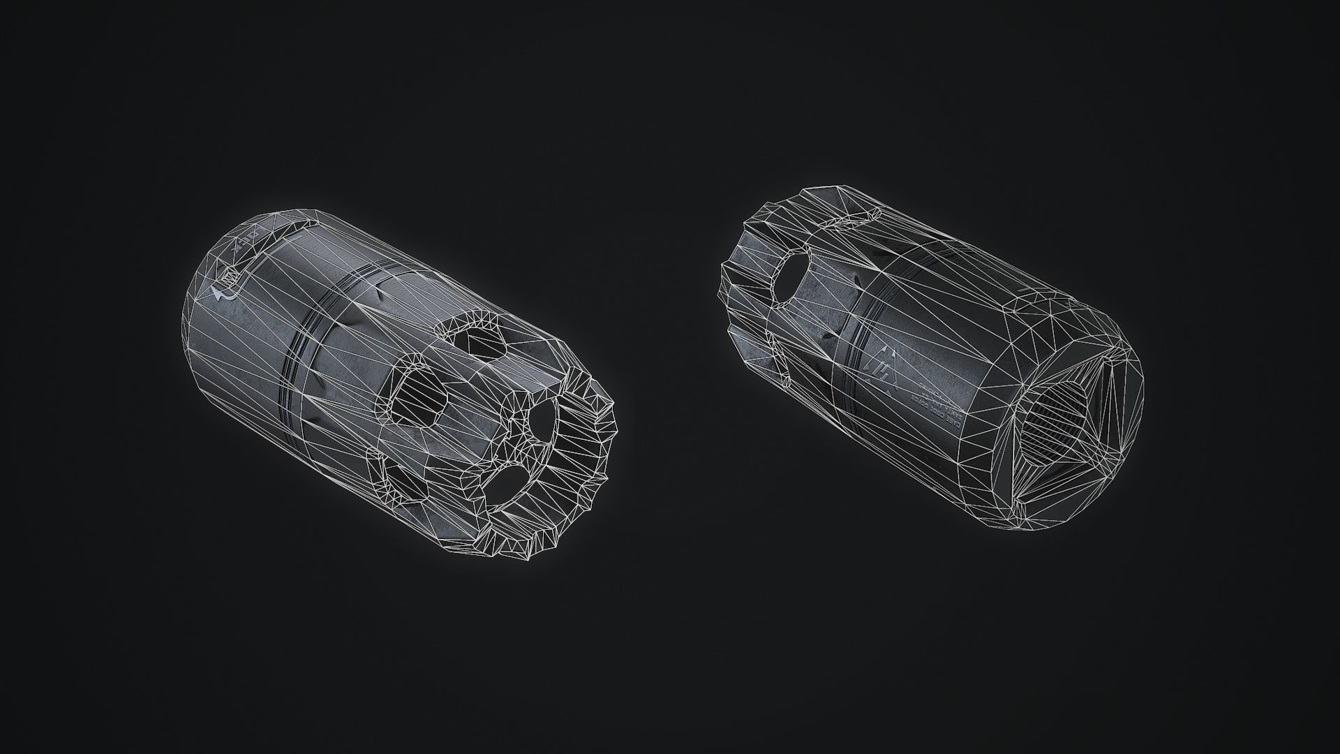 Strike Industries Oppressor Blast Shield Low-poly 3D model_1