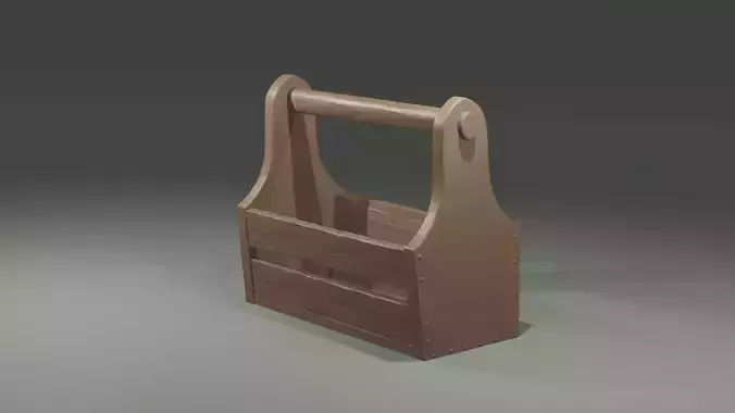 Old wooden tool - carpenter horsebarn box