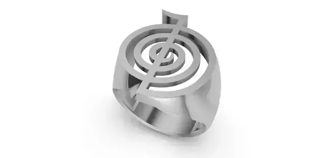 Choku rei Ring 3D print model