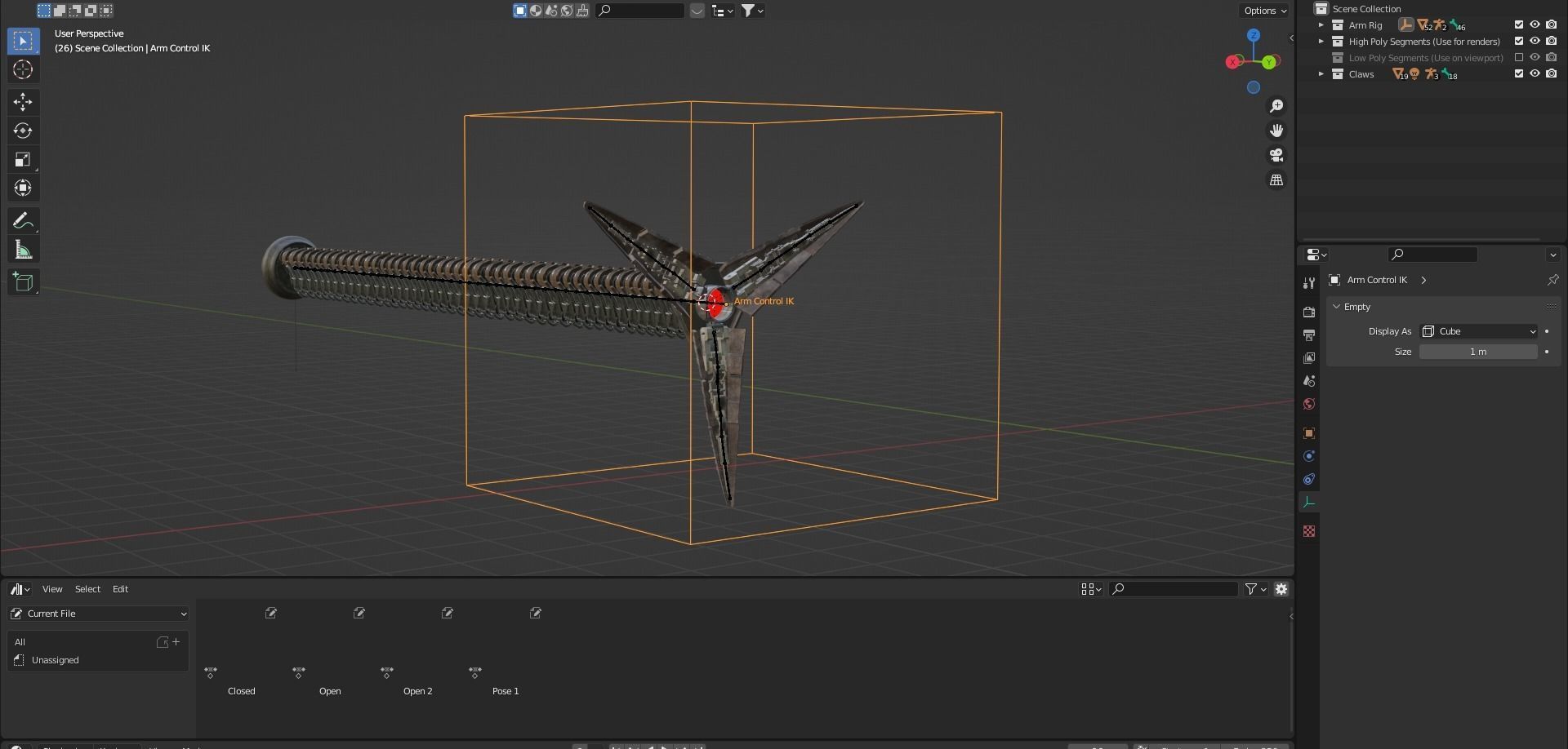  Spider-Man NWH Doc Ock Arms Rigged 3D model_14