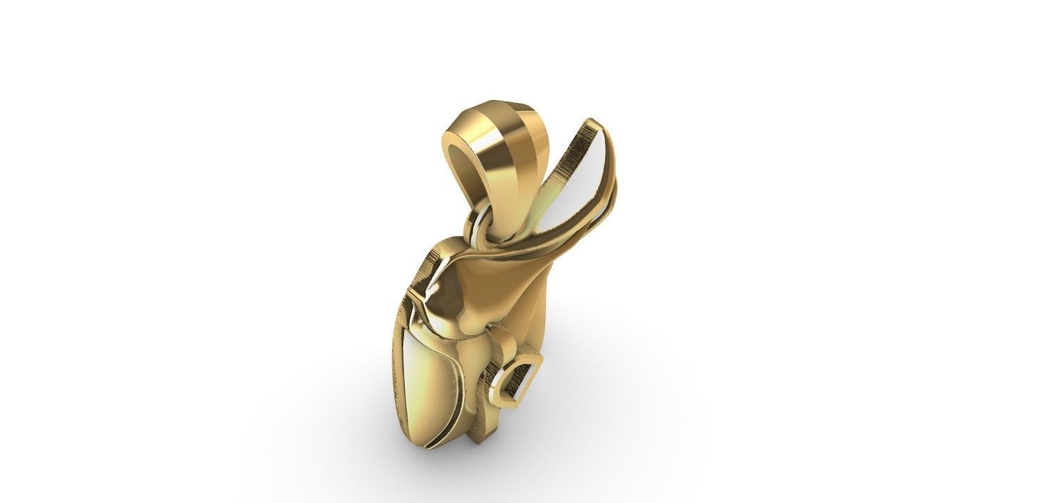 Horse Saddle Pendant - Cela de Cavalo  3D print model_18