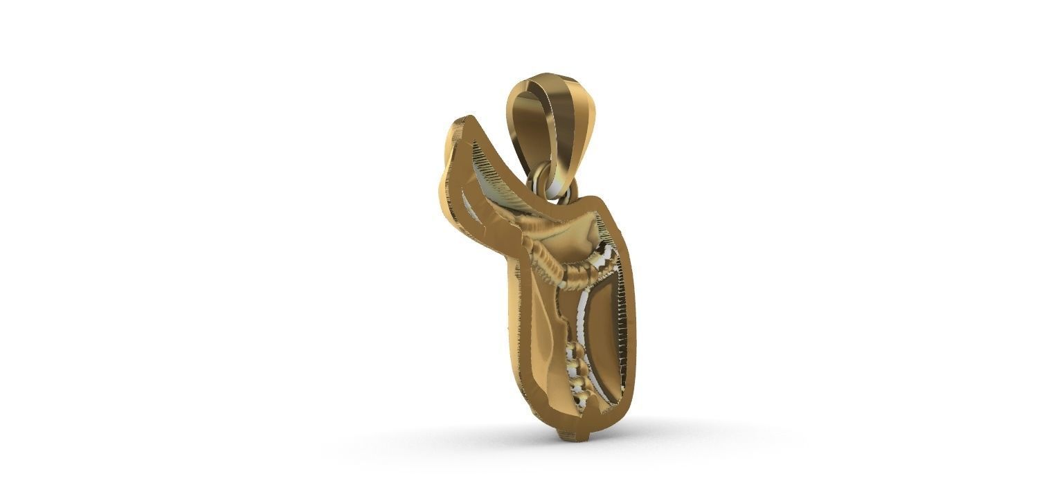Horse Saddle Pendant - Cela de Cavalo  3D print model_10