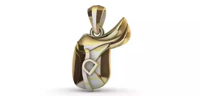 Horse Saddle Pendant - Cela de Cavalo  3D print model