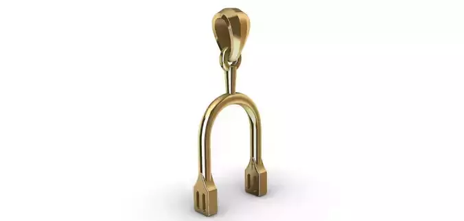 Horse Spur Pendant - Espora  3D print model