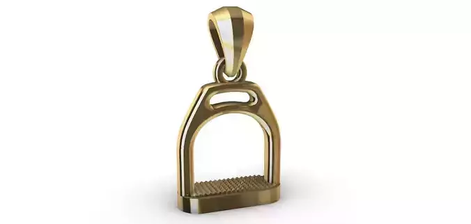 Horse Stirrup Pendant - Estribo  3D print model