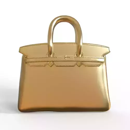 HERMES BIRKIN BAG bas relief  3D print model