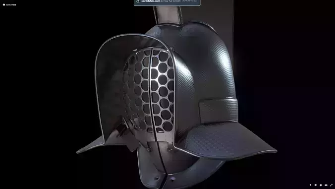 Gladiator helmet - Murmillo II