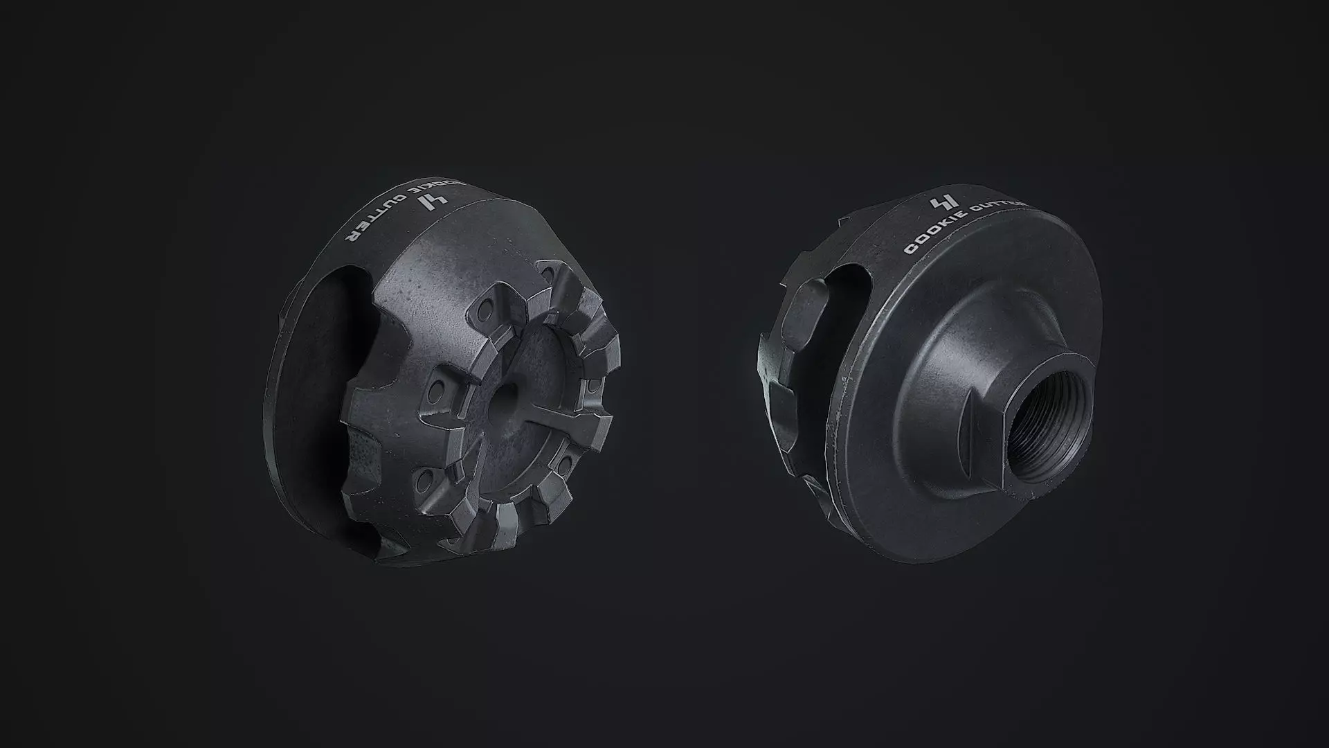 Strike Industries Cookie Cutter Low-poly 3D model_0