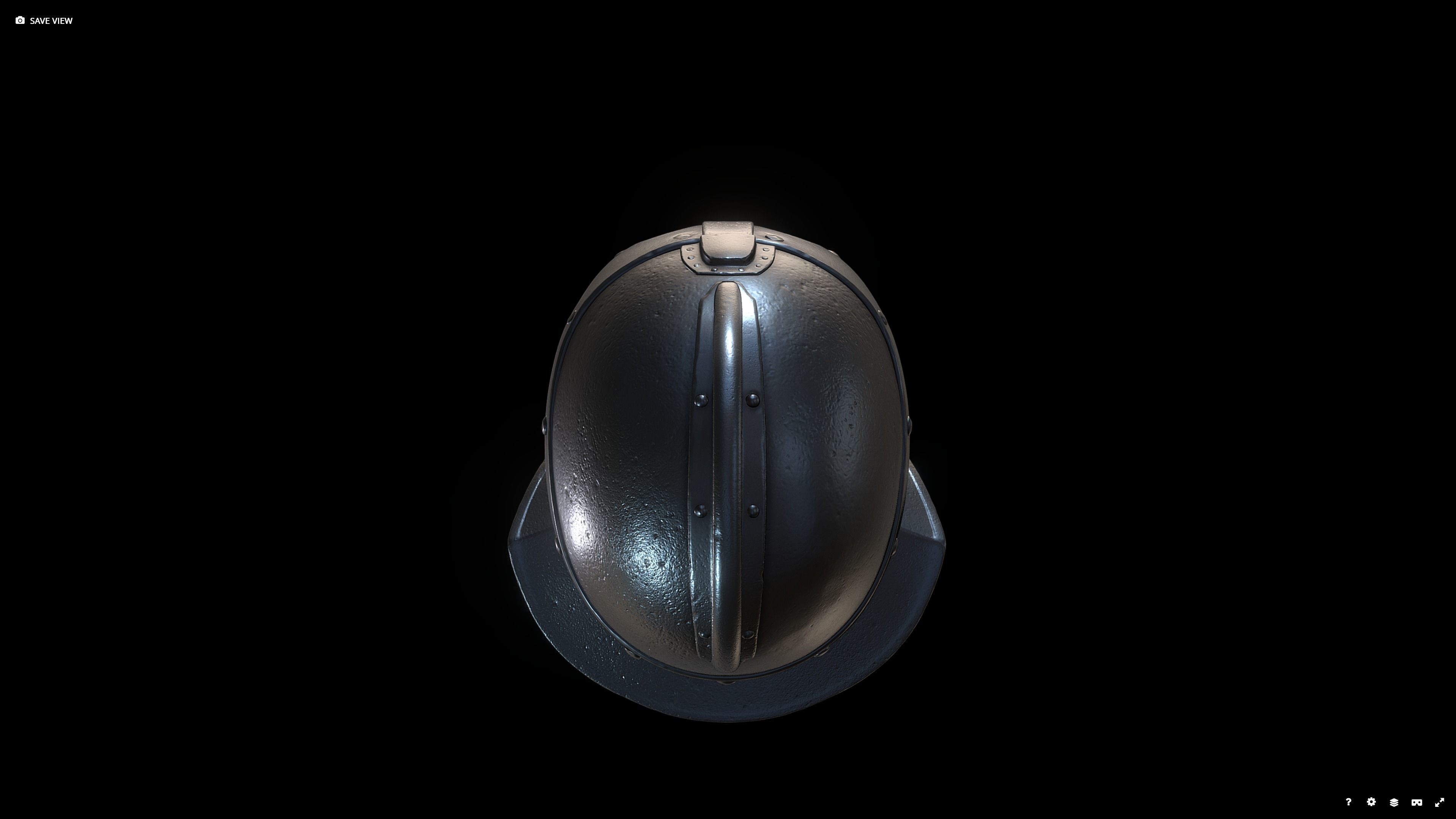 Gladiator Helmet - Secutor 3D model_6