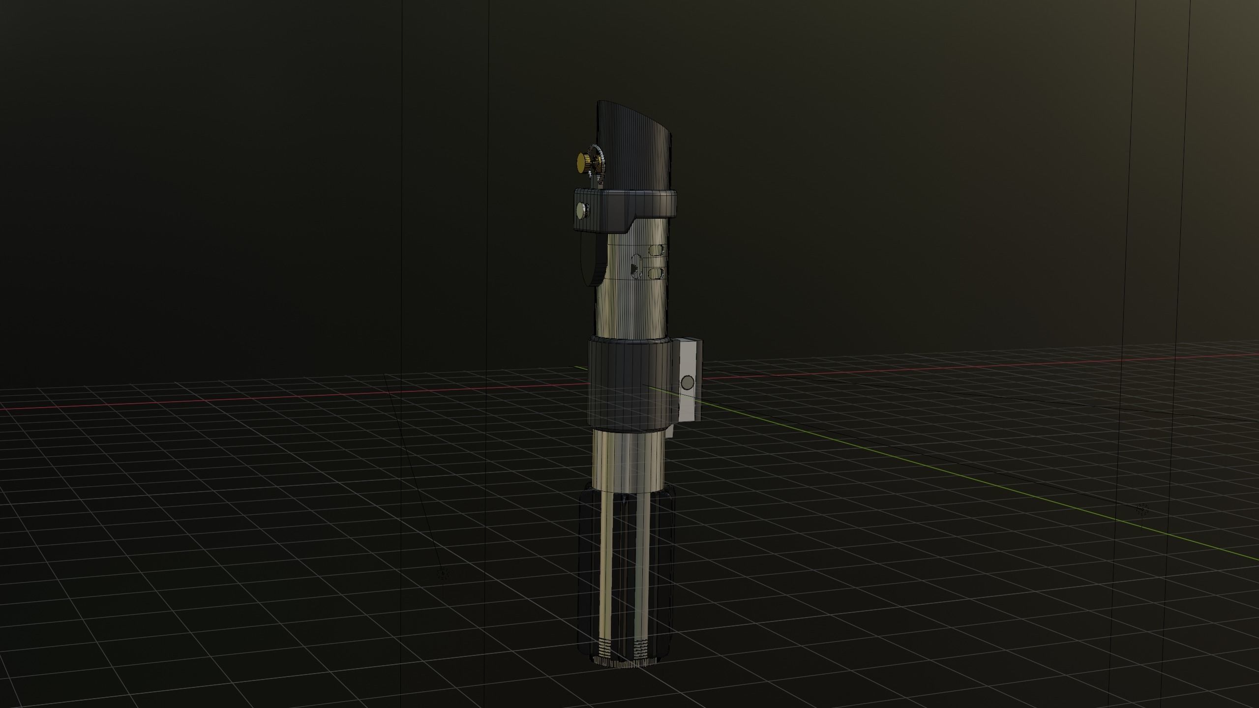 Darth Vaders Lightsaber 3D model_1