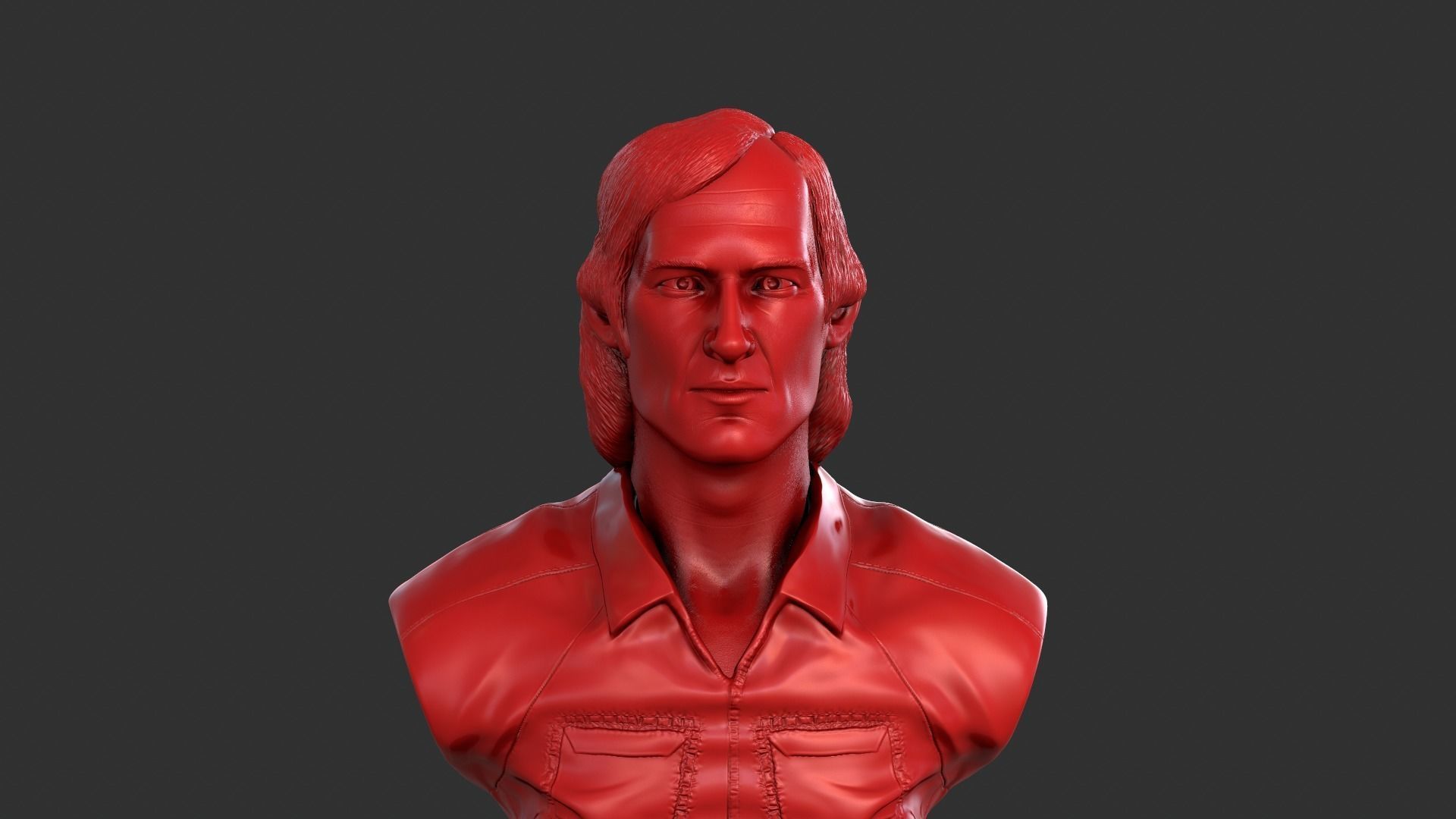 Townes Van Zandt 3D print model_10