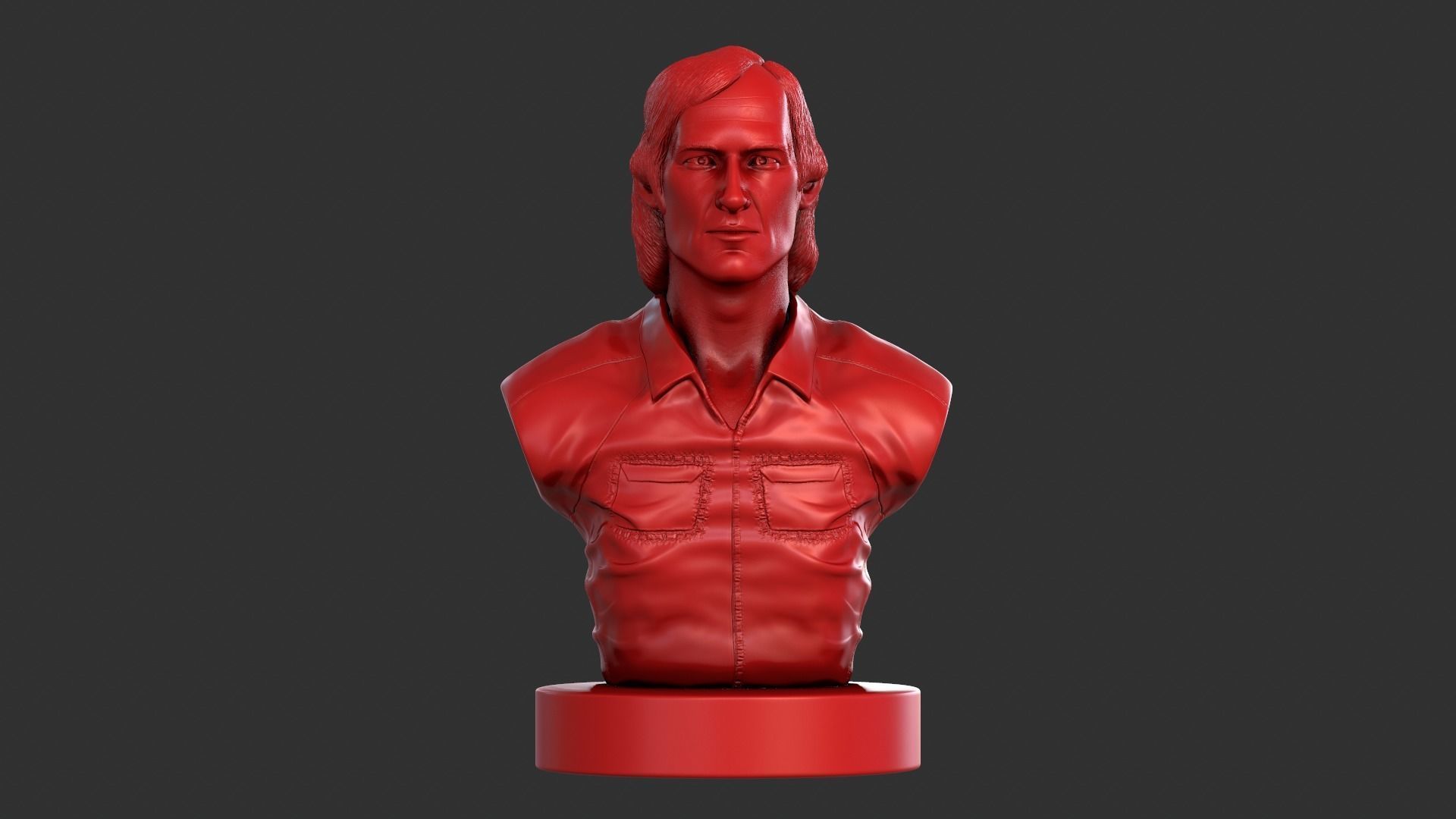 Townes Van Zandt 3D print model_1