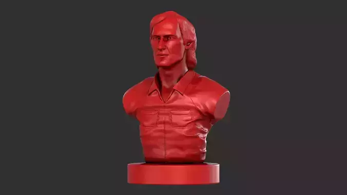 Townes Van Zandt 3D print model