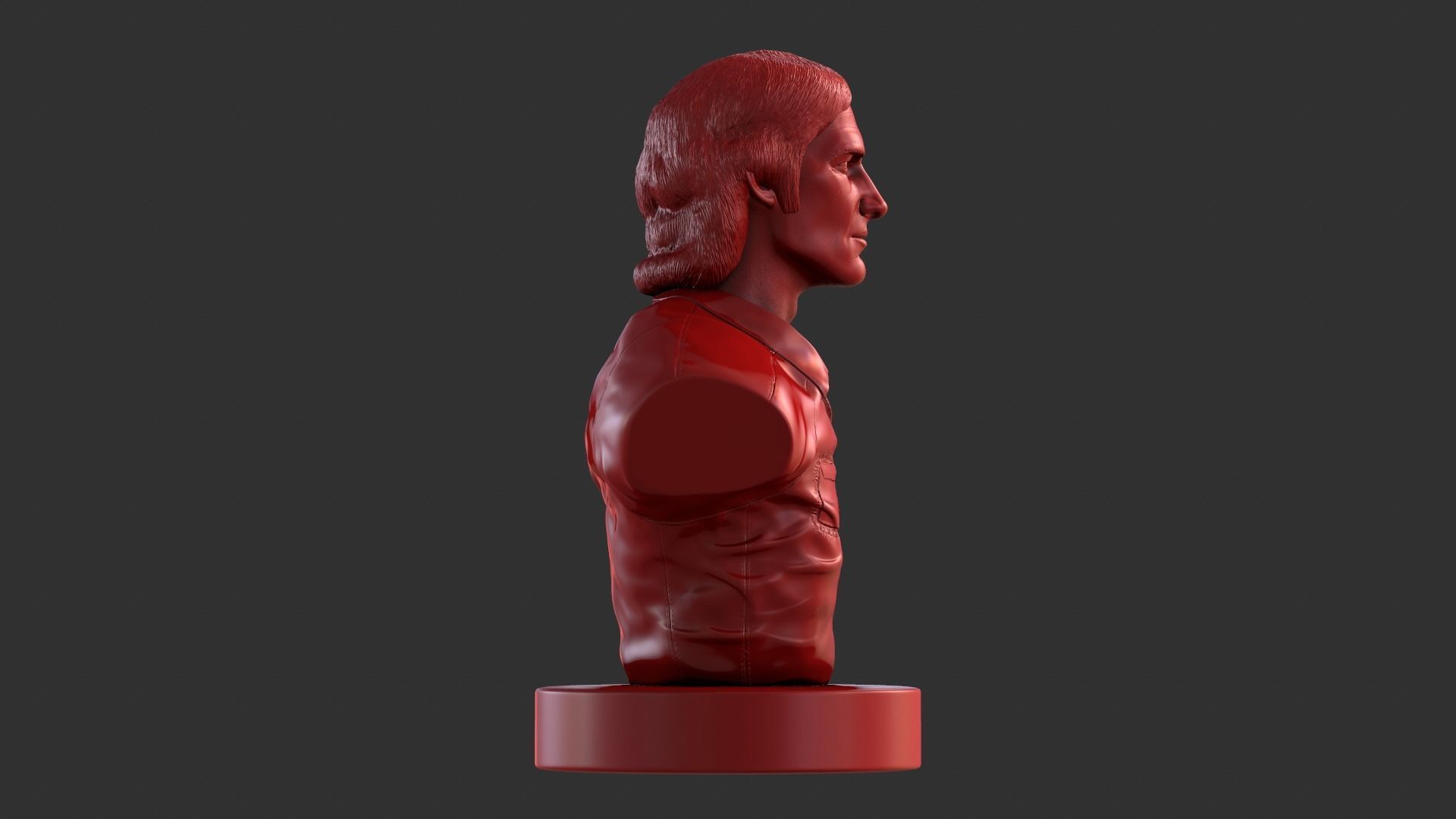 Townes Van Zandt 3D print model_3