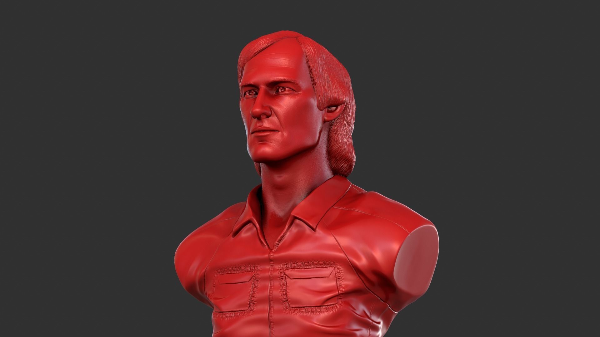 Townes Van Zandt 3D print model_18