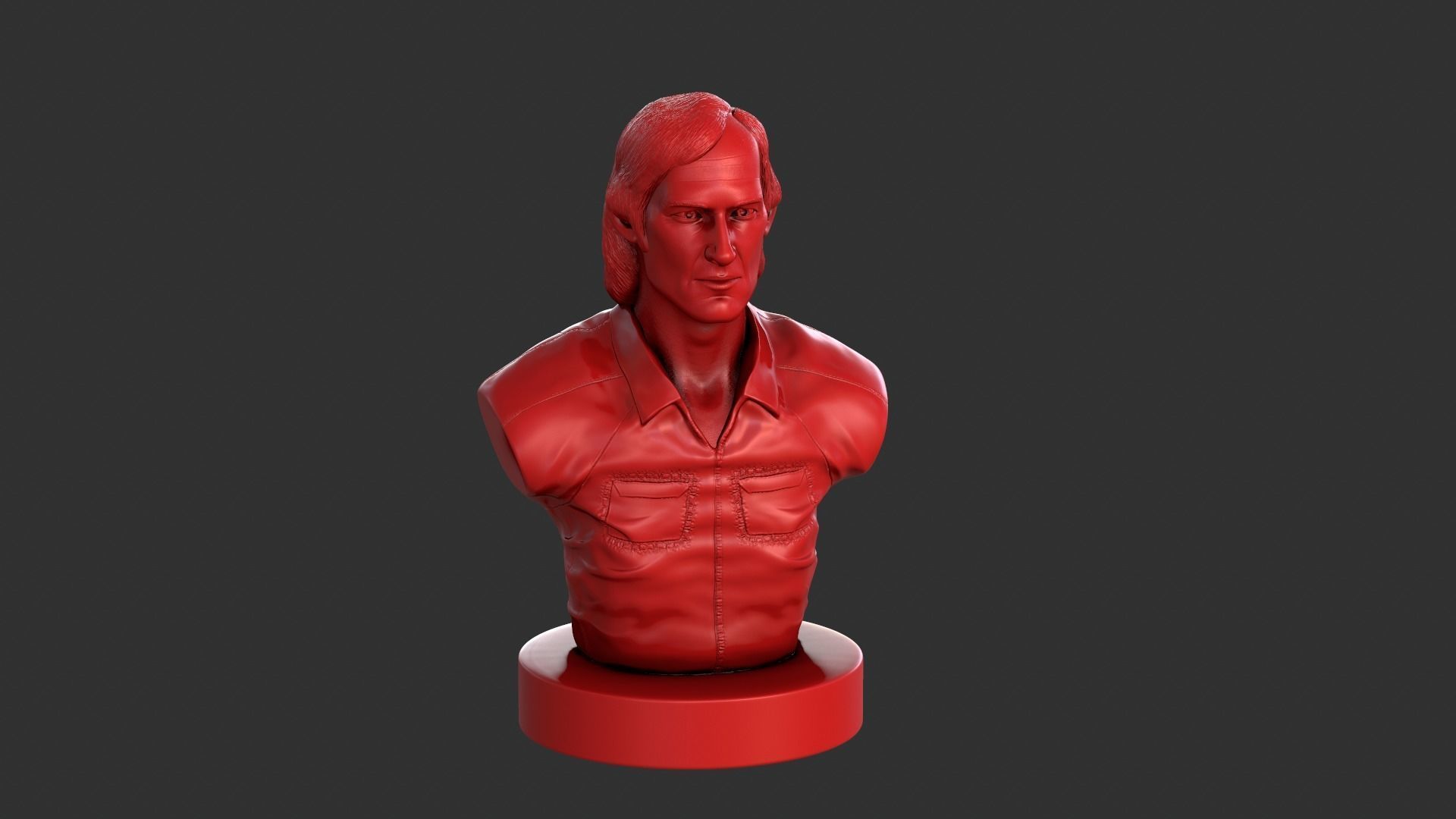 Townes Van Zandt 3D print model_20