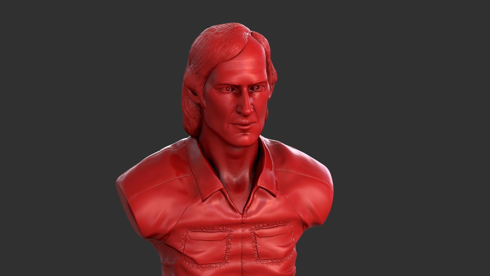 Townes Van Zandt 3D print model_19