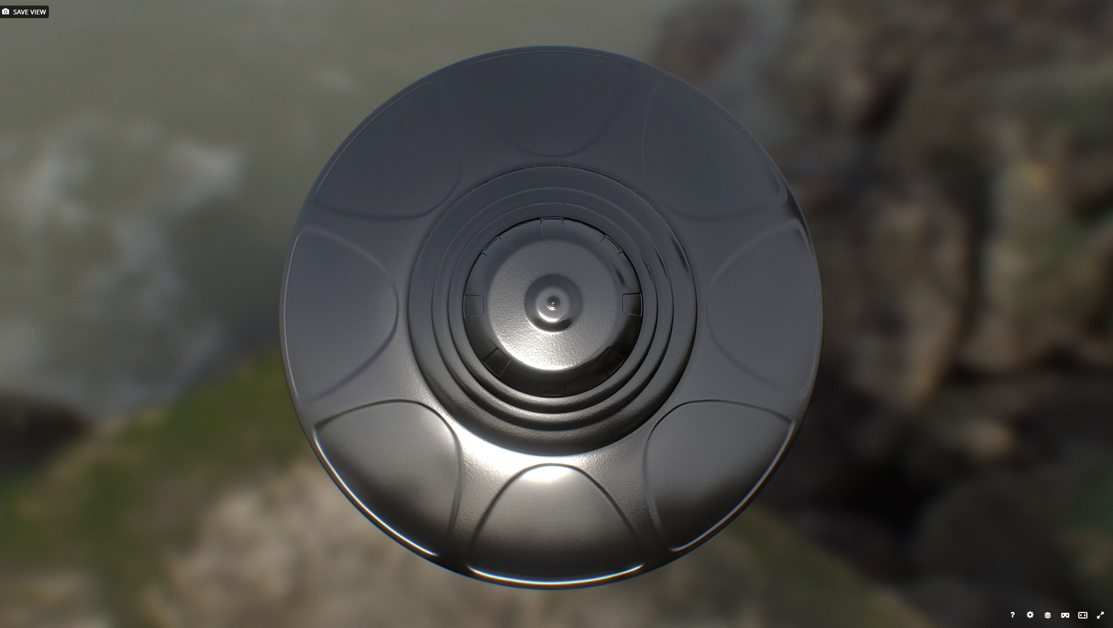 Flying saucer v2 - 3D printing 3D print model_2