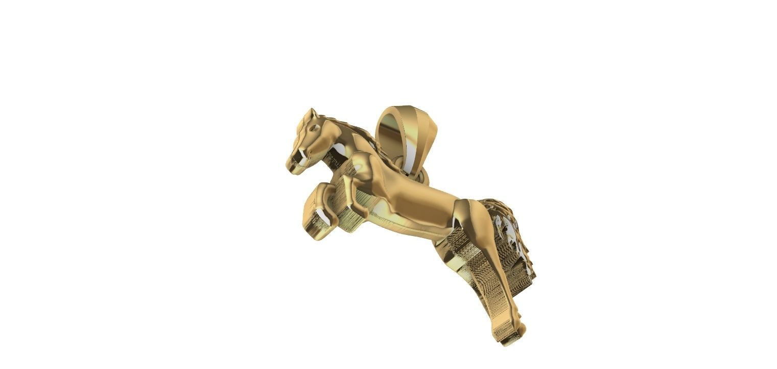 Horse Jumping - Cavalo  3D print model_16