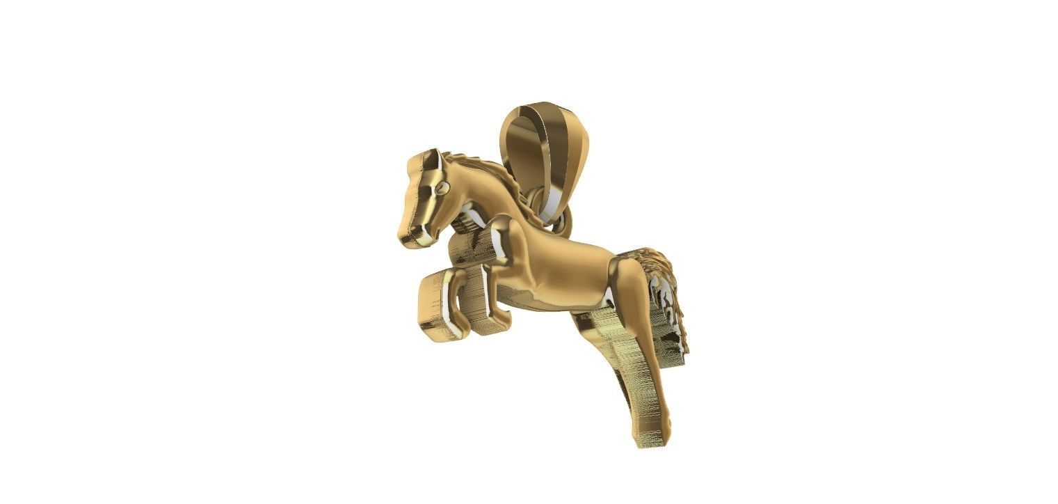 Horse Jumping - Cavalo  3D print model_11