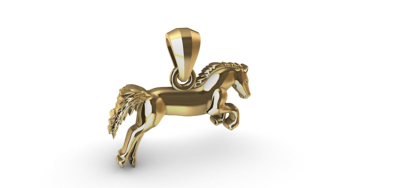 Horse Jumping - Cavalo  3D print model_1