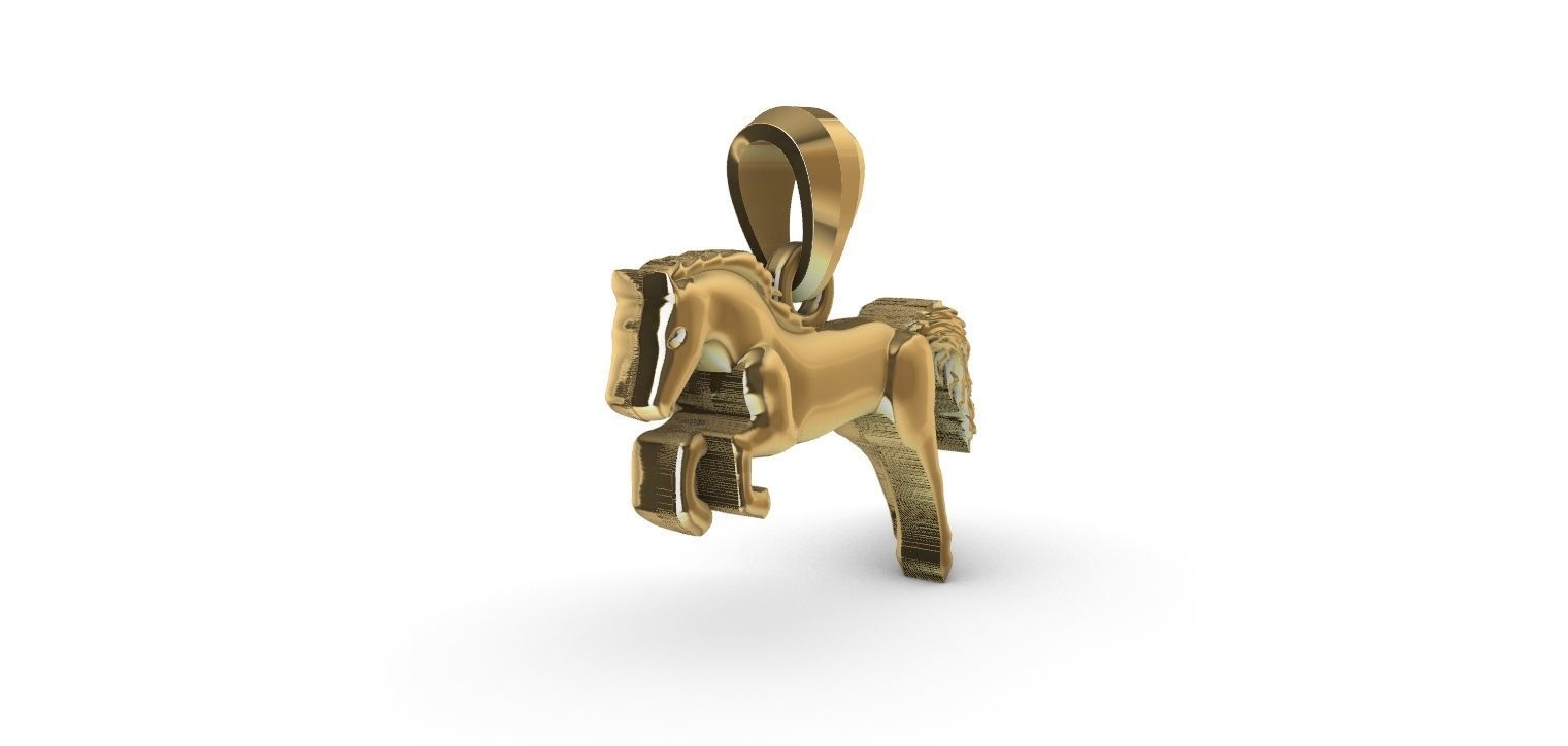 Horse Jumping - Cavalo  3D print model_10