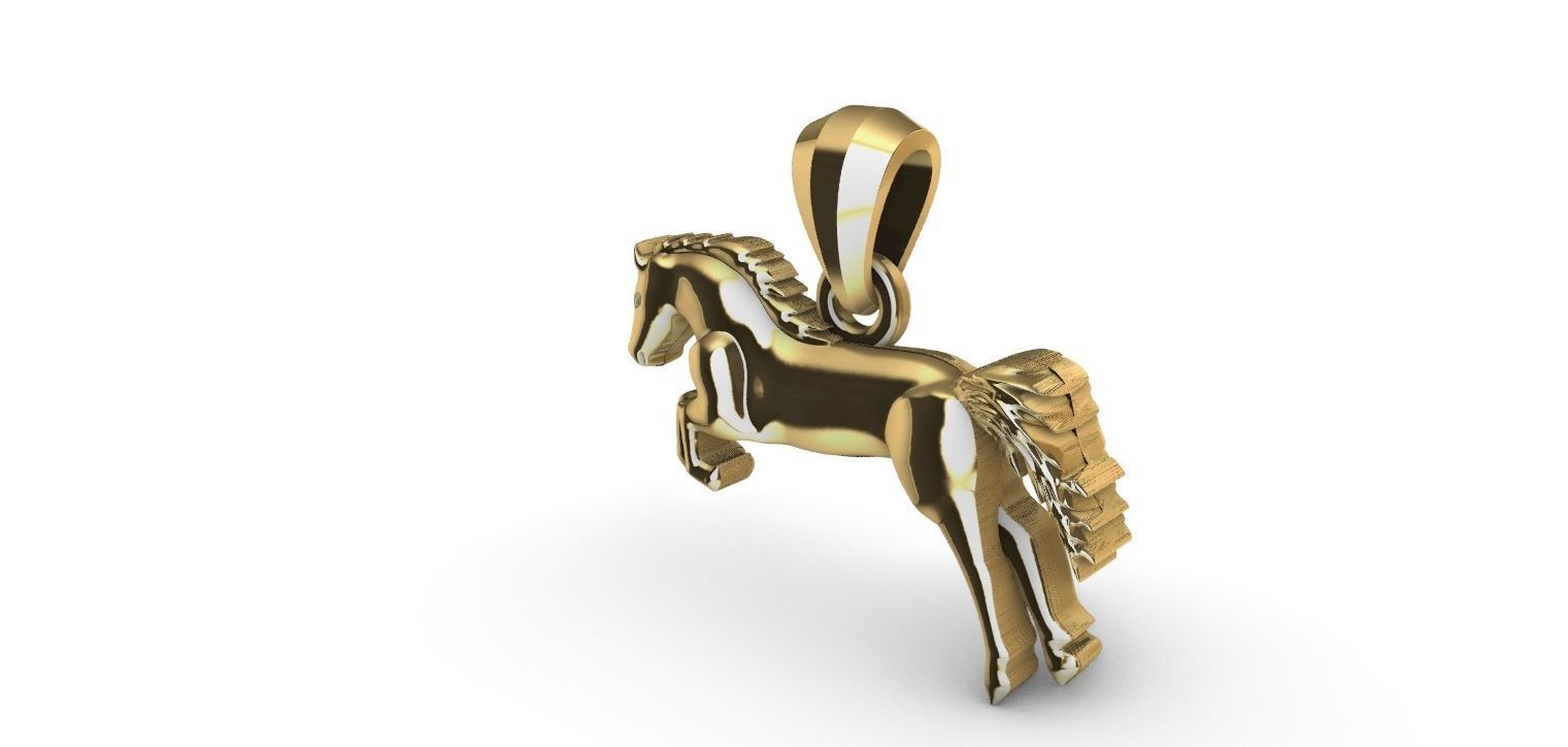 Horse Jumping - Cavalo  3D print model_6