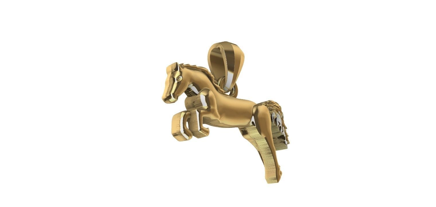 Horse Jumping - Cavalo  3D print model_9