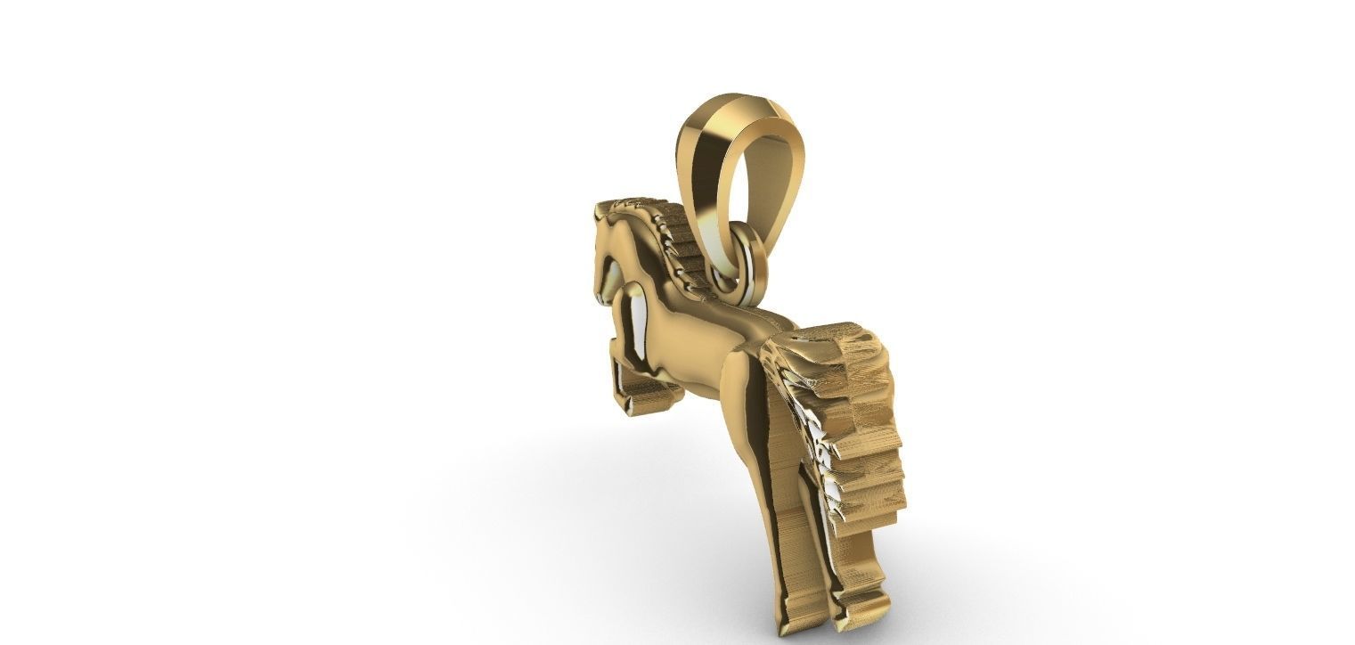 Horse Jumping - Cavalo  3D print model_5