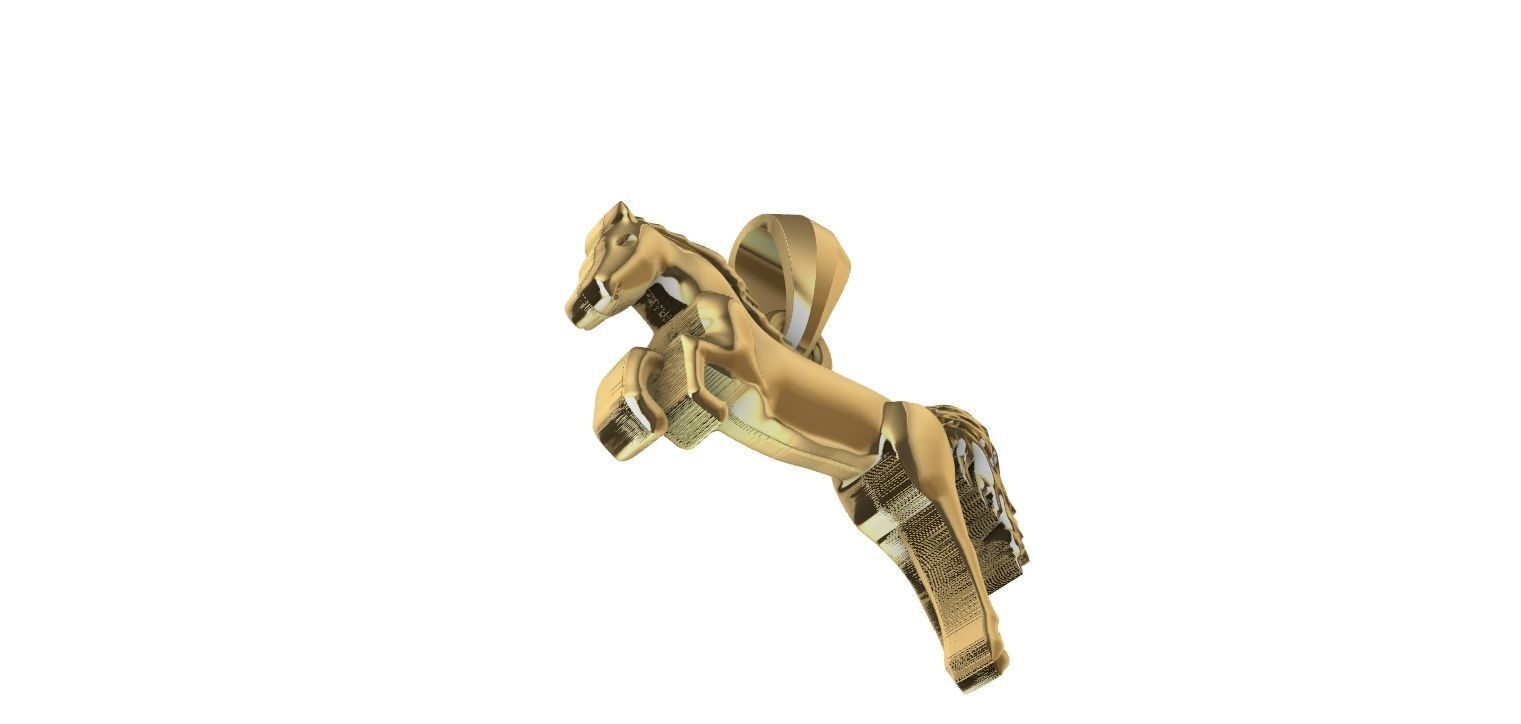 Horse Jumping - Cavalo  3D print model_12