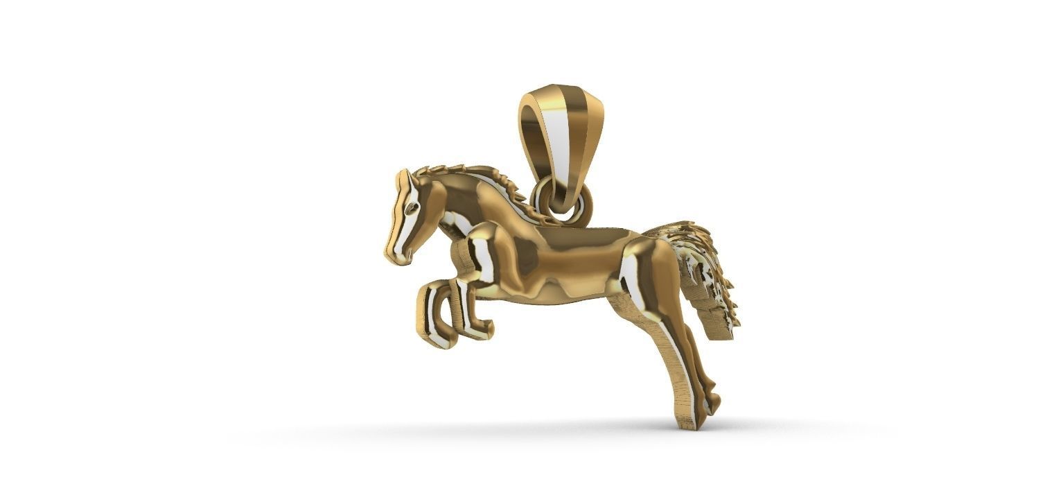 Horse Jumping - Cavalo  3D print model_8