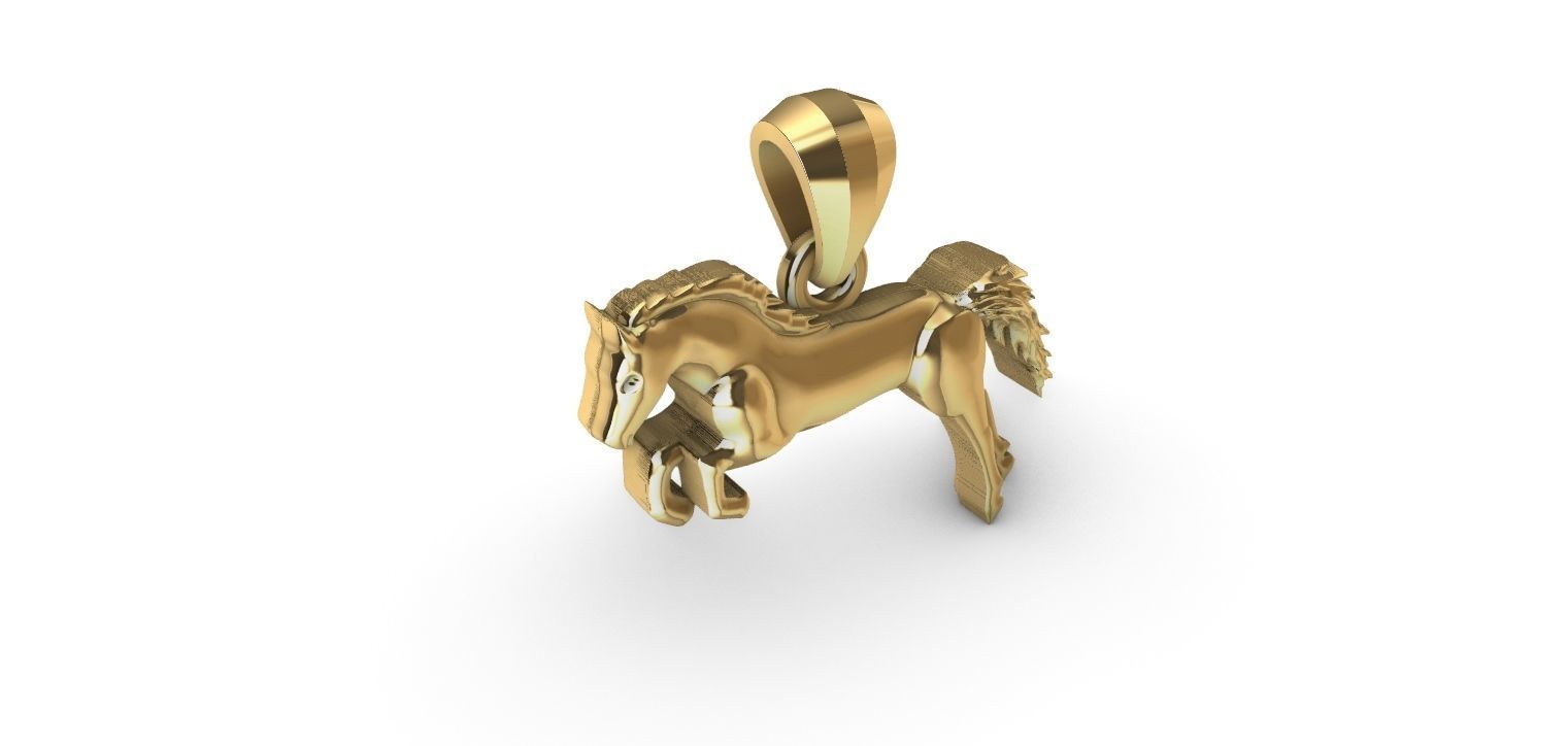 Horse Jumping - Cavalo  3D print model_14