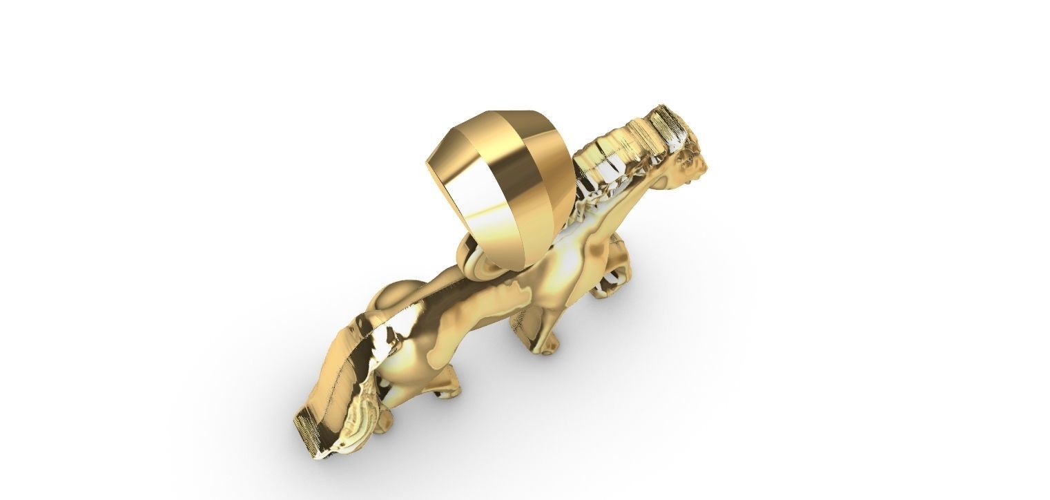 Trotting Horse Pendant - Cavalo trotando  3D print model_18