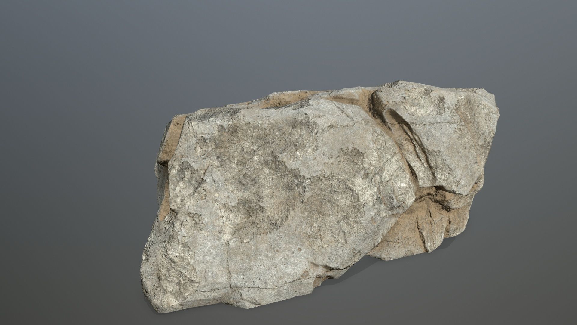 desert rocks Low-poly 3D model_21